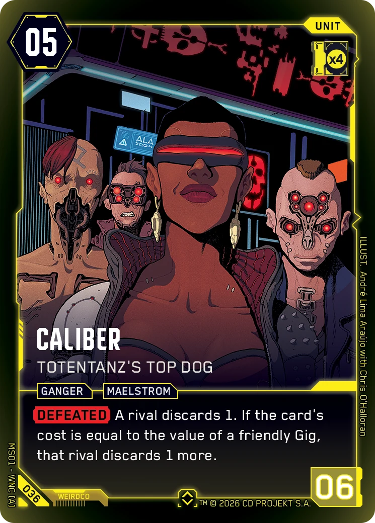 Caliber — Totentanz's Top Dog