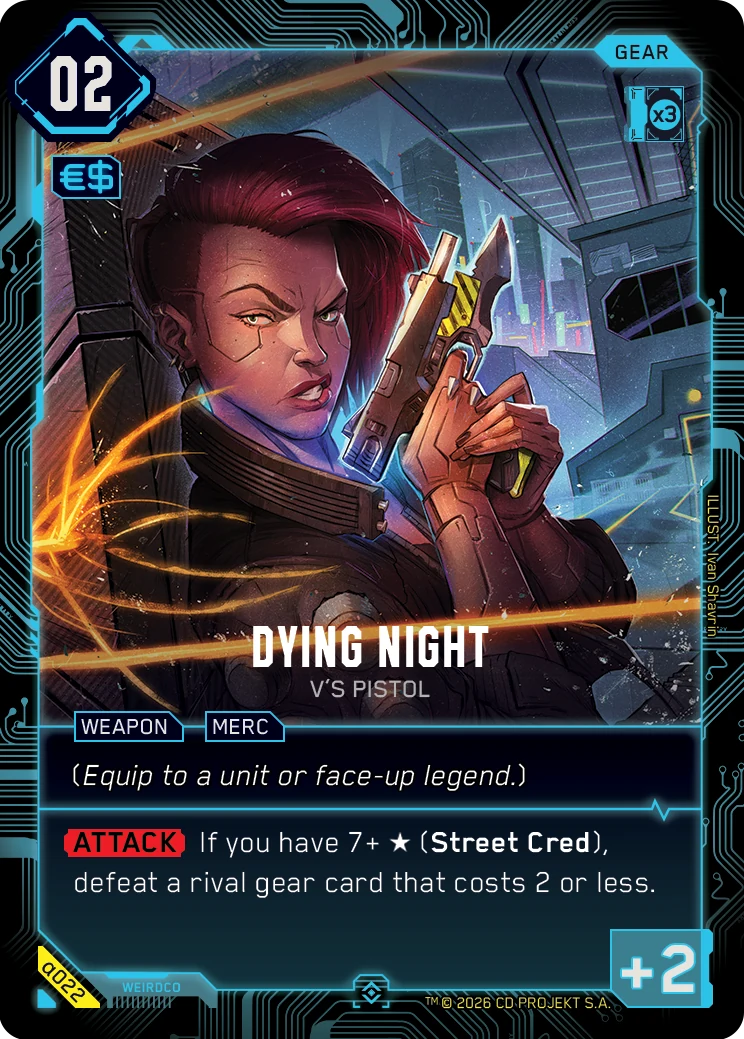 Dying Night — V's Pistol