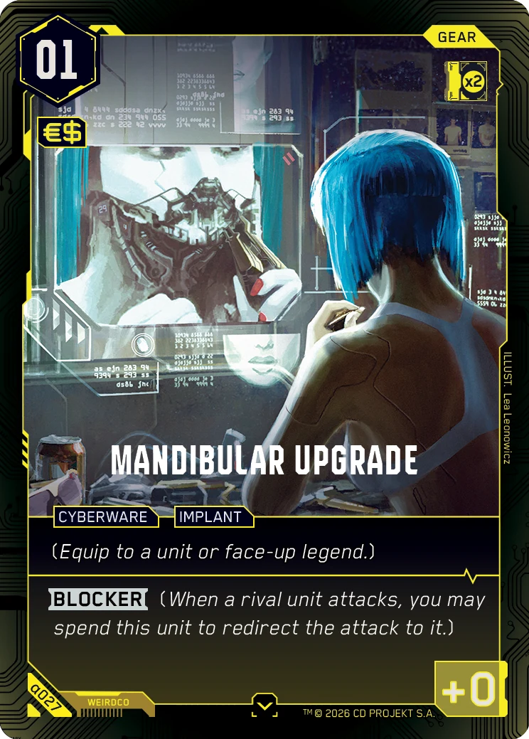 Mandibular Upgrade